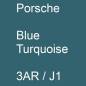 Preview: Porsche, Blue Turquoise, 3AR / J1.